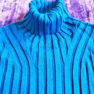 APT 9 teal ribbed sweater